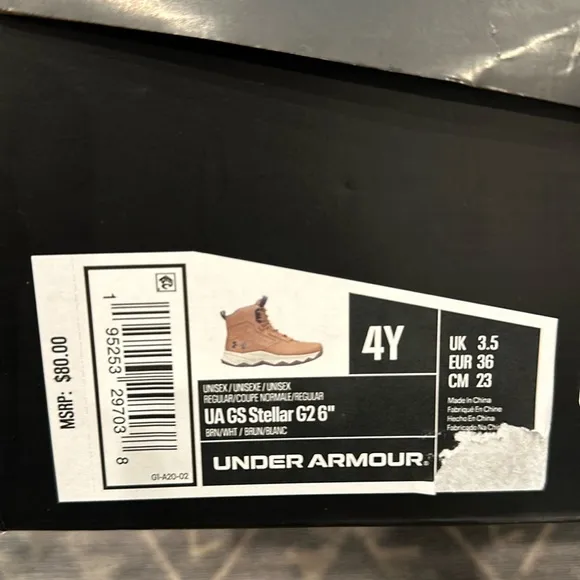 Under Armour Big Kids GS Stellar G2 6” Utility Boots - Size 4Y
