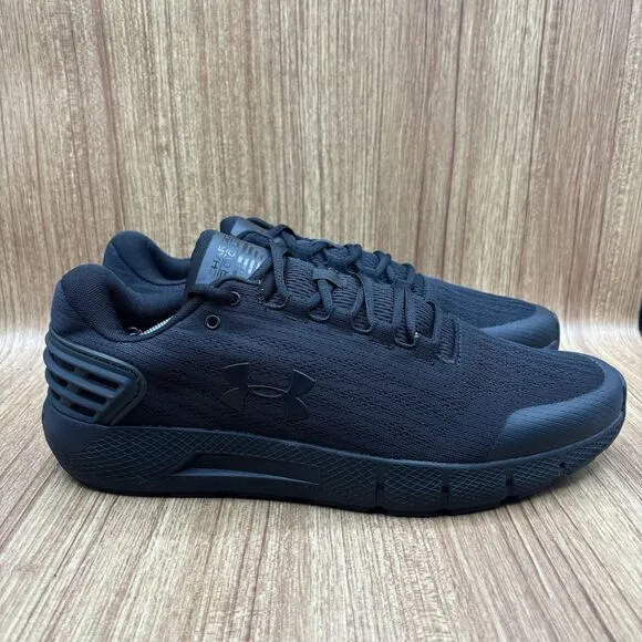 Under Armour Charged Rogue 3021225-001 Black Running Sneakers Men's Size 14 NEW