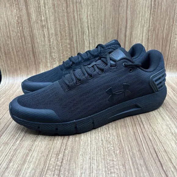Under Armour Charged Rogue 3021225-001 Black Running Sneakers Men's Size 14 NEW