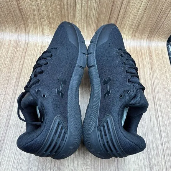 Under Armour Charged Rogue 3021225-001 Black Running Sneakers Men's Size 14 NEW