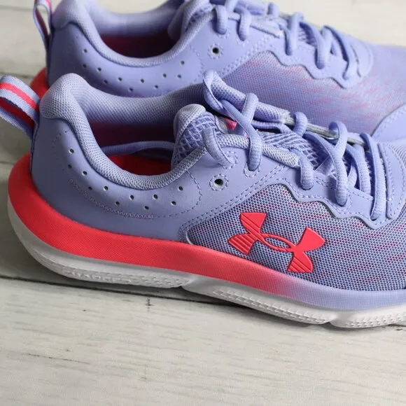 Under Armour Girl's Athletic Sneakers Youth Shoe Size 6 6Y Lace Up Casual