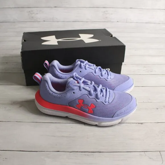 Under Armour Girl's Athletic Sneakers Youth Shoe Size 6 6Y Lace Up Casual