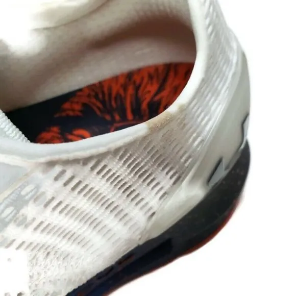 Under Armour HOVR Sonic Auburn Tigers Running Sneakers Shoes White Mens 8.5
