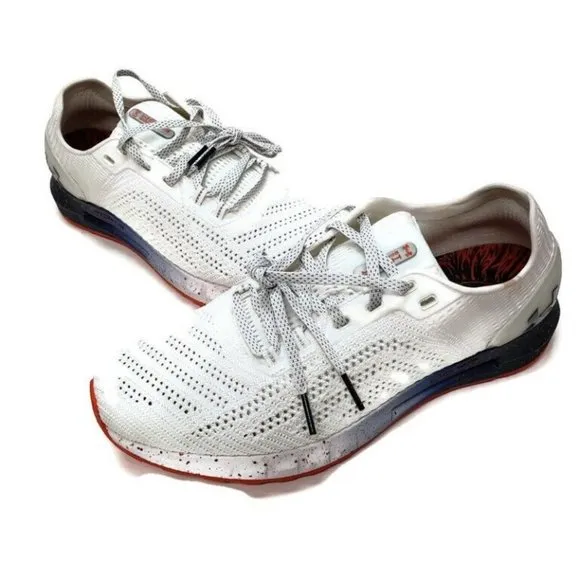Under Armour HOVR Sonic Auburn Tigers Running Sneakers Shoes White Mens 8.5