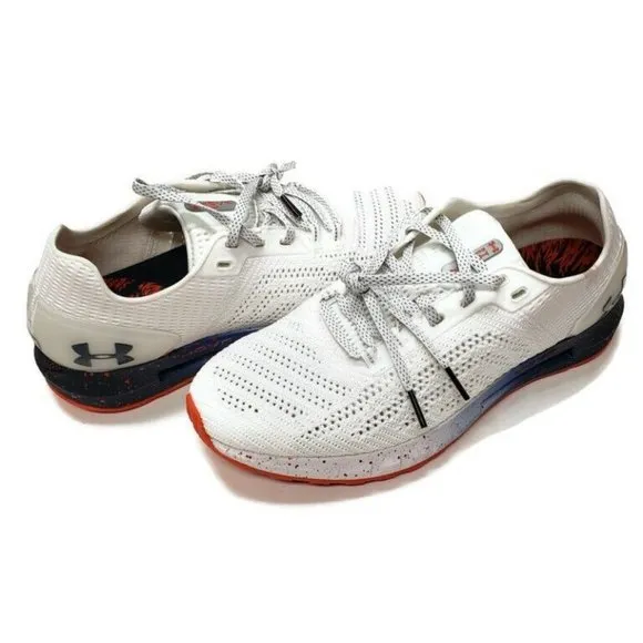 Under Armour HOVR Sonic Auburn Tigers Running Sneakers Shoes White Mens 8.5