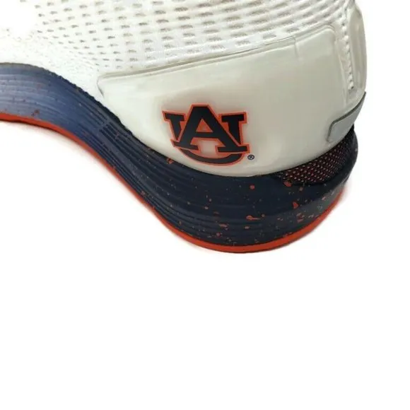 Under Armour HOVR Sonic Auburn Tigers Running Sneakers Shoes White Mens 8.5