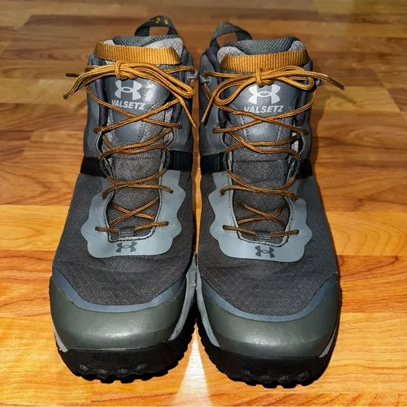 UNDER ARMOUR MENS GRAY Micro G® Valsetz Mid Tactical Boot 3023741-100 Men’s 12