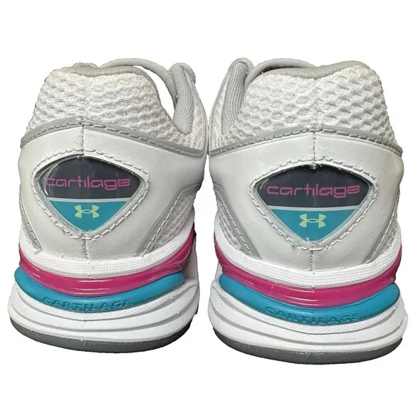 Under Armour Mens Size 8 White HOVR Apparition Training Sneaker Womens 9.5