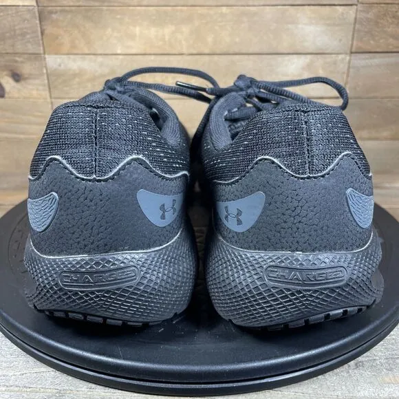 Under Armour Mens Size 9.5 Charged Pursuit 2 Black Running Shoes Sneakers
