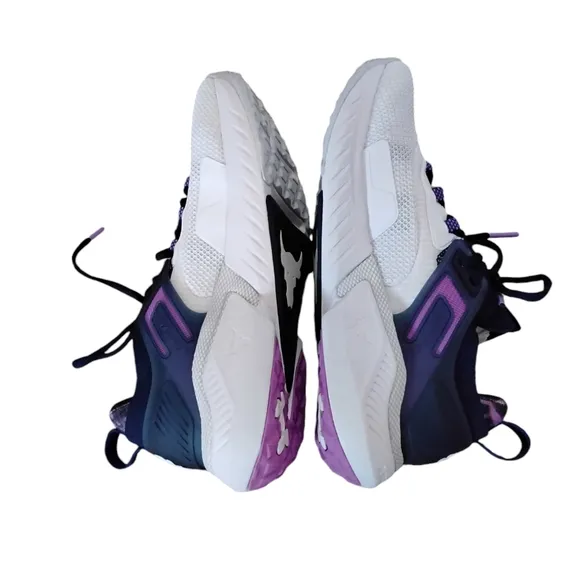 Under Armour Project Rock 5 Disrupt Sneakers Womens 9.5 Comfy Sporty Gorpcore