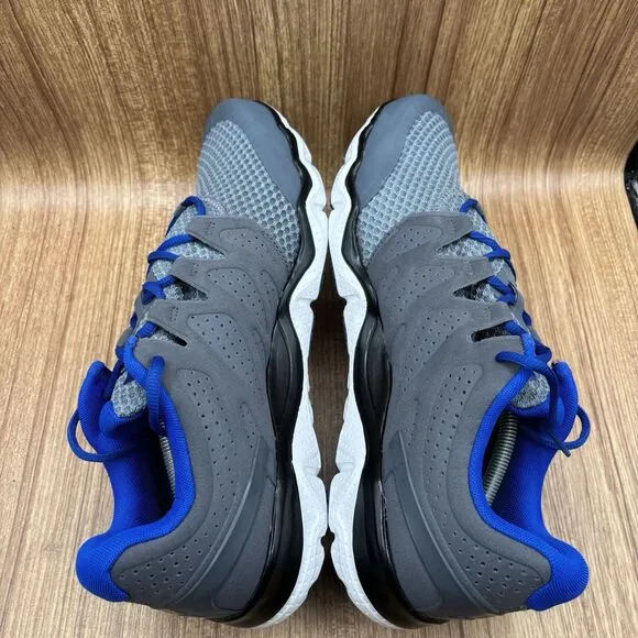 Under Armour UA Micro G Engage Gray Blue Metallic Size 14 Running Sneakers NEW