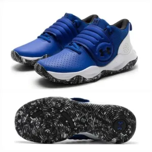 UNDER ARMOUR Zone Big Boys Basketball Shoes Royal Blue Size 6 NEW