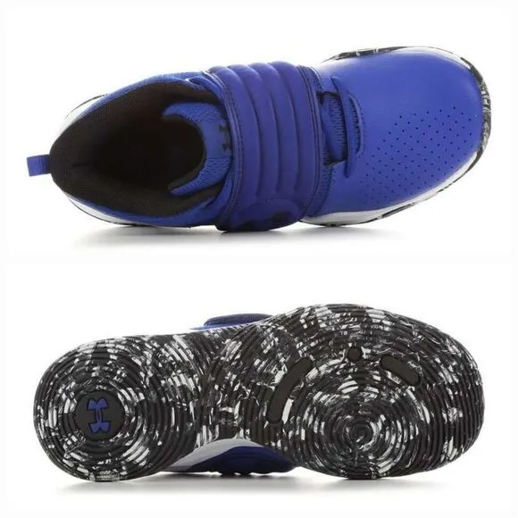 UNDER ARMOUR Zone Big Boys Basketball Shoes Royal Blue Size 6 NEW