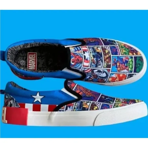 Universal Marvel Super Hero Ground Up Slip On Shoes size 10 [Men] Women [12]