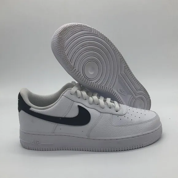 Used Nike Air Force 1 Men's Sneakers Shoes White/Black CT2302-100