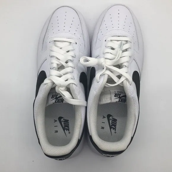 Used Nike Air Force 1 Men's Sneakers Shoes White/Black CT2302-100