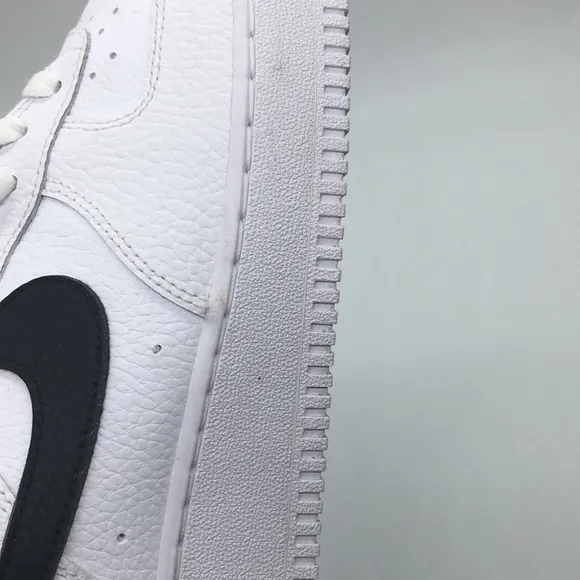 Used Nike Air Force 1 Men's Sneakers Shoes White/Black CT2302-100
