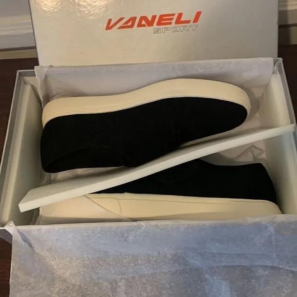 VANELi oberon leather upper and lining slip on sneaker size 7,5 new