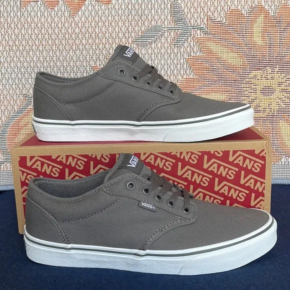 Vans Atwood Men’s (Canvas) Pewter/WhiteVN000TUY4WVNew
