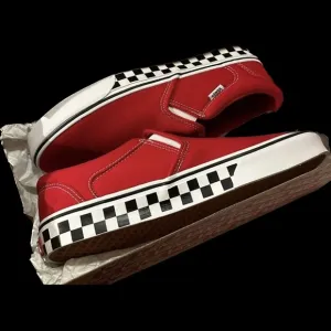 Vans checker sidewall racing sneakers shoes men