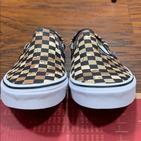VANS CLASSIC SLIP-ON CHECKERBOARD Cmdsrttrwht Men’