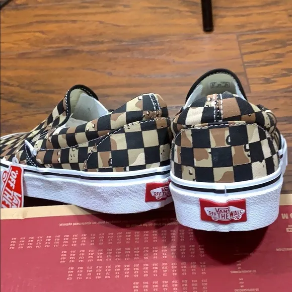 VANS CLASSIC SLIP-ON CHECKERBOARD Cmdsrttrwht Men’