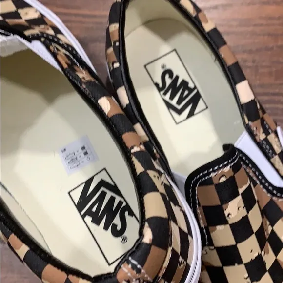 VANS CLASSIC SLIP-ON CHECKERBOARD Cmdsrttrwht Men’