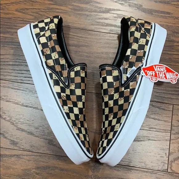 VANS CLASSIC SLIP-ON CHECKERBOARD Cmdsrttrwht Men’