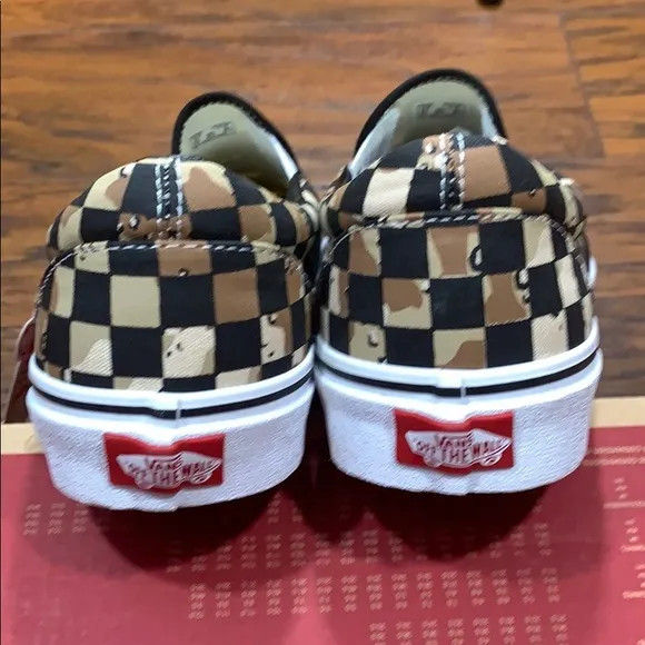 VANS CLASSIC SLIP-ON CHECKERBOARD Cmdsrttrwht Men’