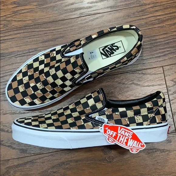 VANS CLASSIC SLIP-ON CHECKERBOARD Cmdsrttrwht Men’