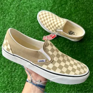 Vans Classic Slip On Checkerboard Cornstalk