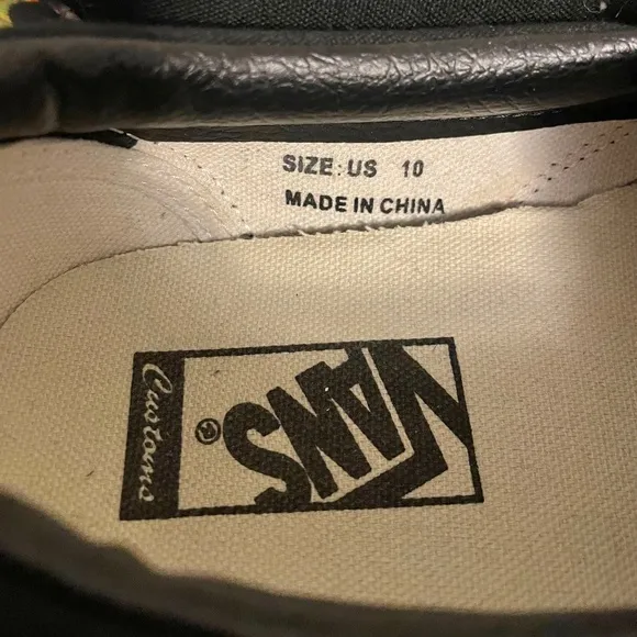 Vans Custom Slip On Rose Shoe - One of a Kind