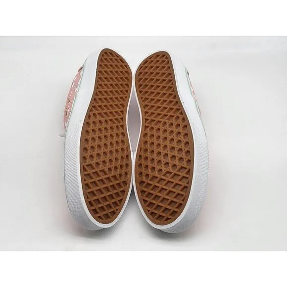 Vans Doheny Rainbows Big Girls Powder Pink White Shoes Sneakers Size 5