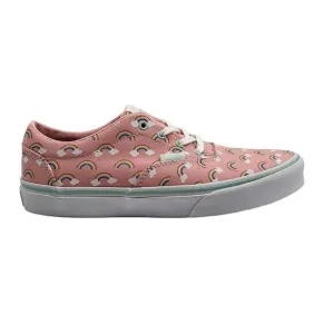 Vans Doheny Rainbows Big Girls Powder Pink White Shoes Sneakers Size 5