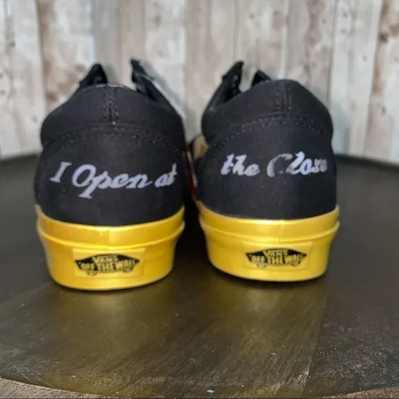 Vans Harry Potter Old Skool Goldensnitch Limited Edition Sneakers Size 6.5 Women