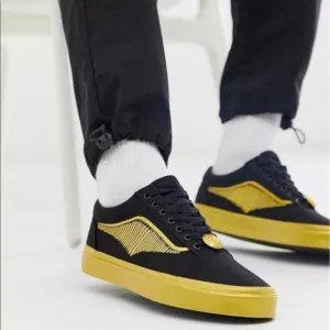 Vans Harry Potter Old Skool Goldensnitch Limited Edition Sneakers Size 6.5 Women