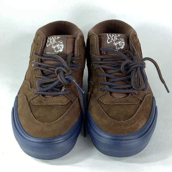 Vans Men's 9 Skate Half Cab Nick Michel Brown Navy Suede VN0A5KYABF1