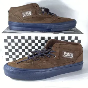 Vans Men's 9 Skate Half Cab Nick Michel Brown Navy Suede VN0A5KYABF1