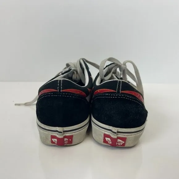 Vans Old Skool Flames Skateboarding Shoes Mens 9 Womens 10.5