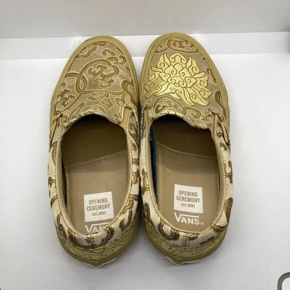 Vans  Opening Ceremony Gold  Mens 6.5 slip on shoes sneaker Women‎ 8 VNOA32QNPQF
