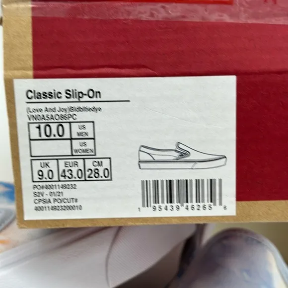 Vans Pastel Tie-Dye Slip-On Shoes