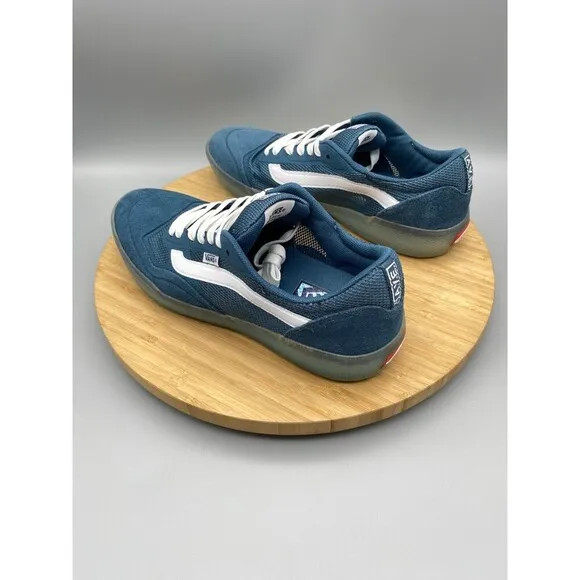 Vans Shoes Mens 7.5 Womens 8.5 Ultimate Waffle Skateboarding Sneakers Blue EVDNT