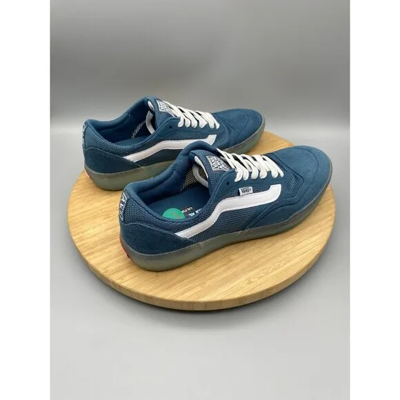 Vans Shoes Mens 7.5 Womens 8.5 Ultimate Waffle Skateboarding Sneakers Blue EVDNT