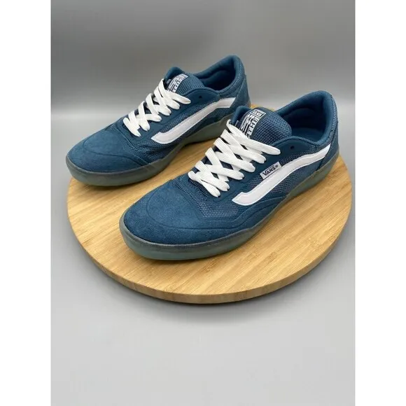 Vans Shoes Mens 7.5 Womens 8.5 Ultimate Waffle Skateboarding Sneakers Blue EVDNT