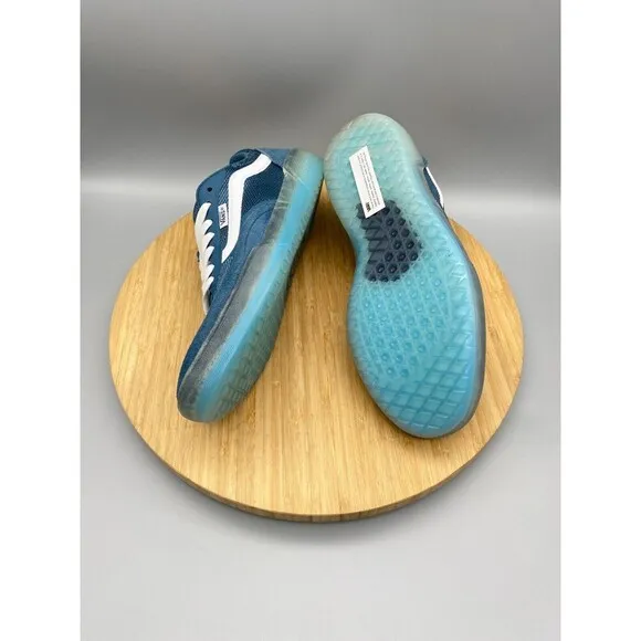 Vans Shoes Mens 7.5 Womens 8.5 Ultimate Waffle Skateboarding Sneakers Blue EVDNT