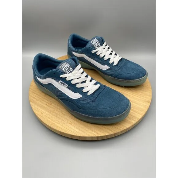 Vans Shoes Mens 7.5 Womens 8.5 Ultimate Waffle Skateboarding Sneakers Blue EVDNT