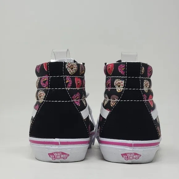 VANS SK8 HI Love Girl's Size 5.5 Sneakers Shoes Heart Shape Donuts New