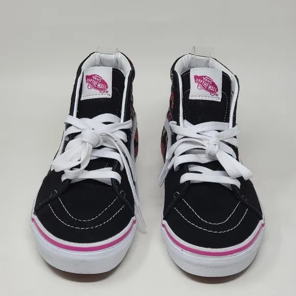 VANS SK8 HI Love Girl's Size 5.5 Sneakers Shoes Heart Shape Donuts New