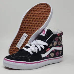 VANS SK8 HI Love Girl's Size 5.5 Sneakers Shoes Heart Shape Donuts New