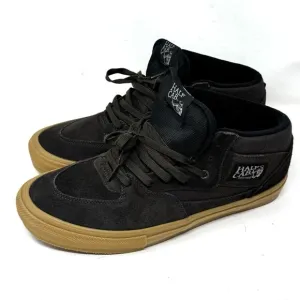 Vans Skate Half Cab Pig Suede Dark Brown Sneakers Mid-Top Shoes NEW